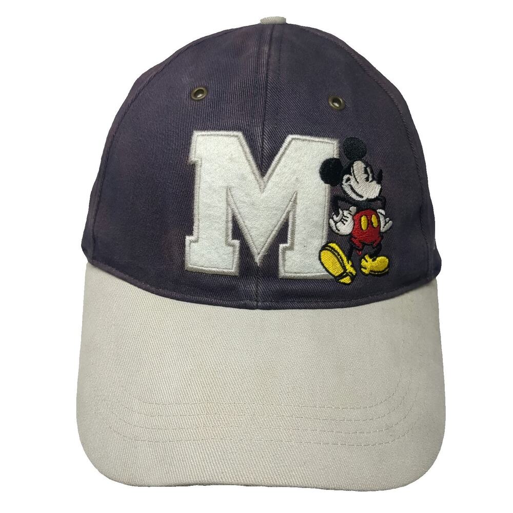 Disneyland Resort Baseball Cap Hat Blue One Size Mickey Mouse M Embroidered